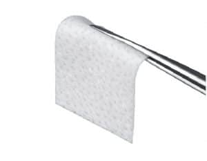 Foto de una membrana para regeneración ósea guiada ROG para implantes sin hueso